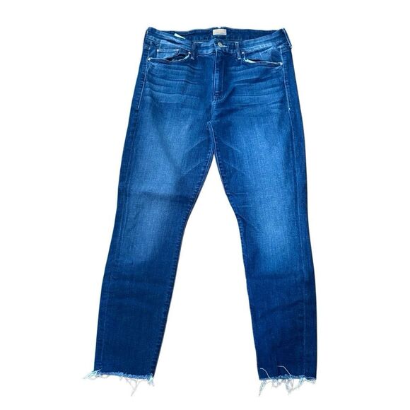 Mother Looker Ankle Fray Jeans. Size 32. - Picture 1 of 11